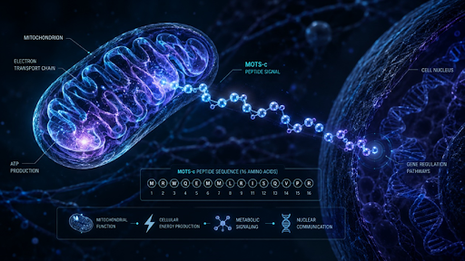 MOTS-c: A Study Guide on the Mitochondrial Peptide Associated with Metabolism, Aging, and Cellular Energy